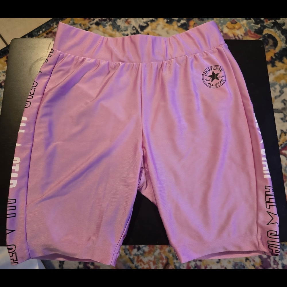 Converse Rose Pink Sports Shorts